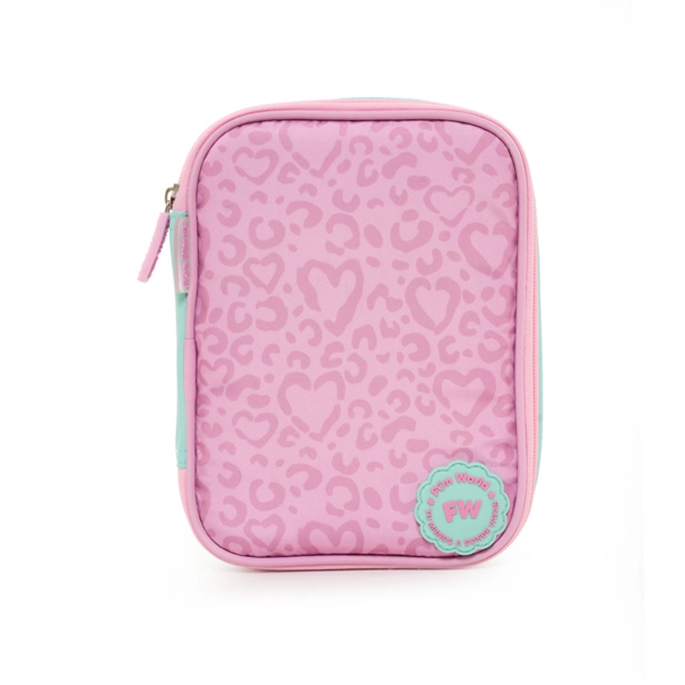 Cartuchera Escolar FW 2026 Fun World Chic Rectangular Verde Art.202174